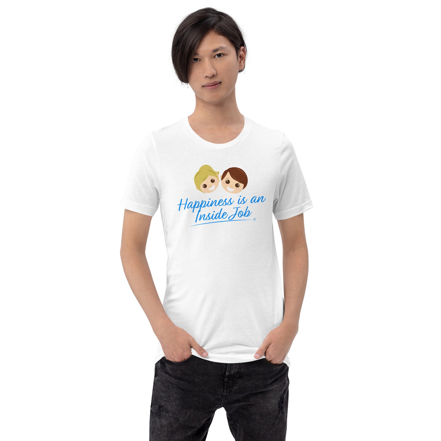 Comfortable everyday unisex tees -Front View