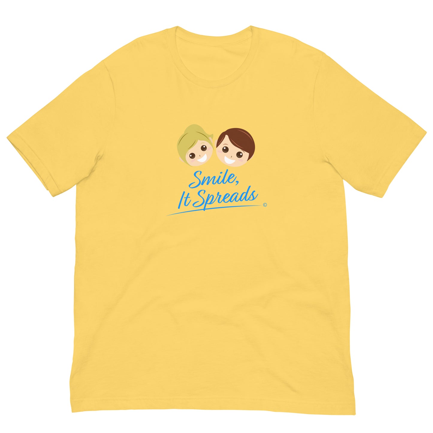 Smile, It Spreads Unisex T-Shirts