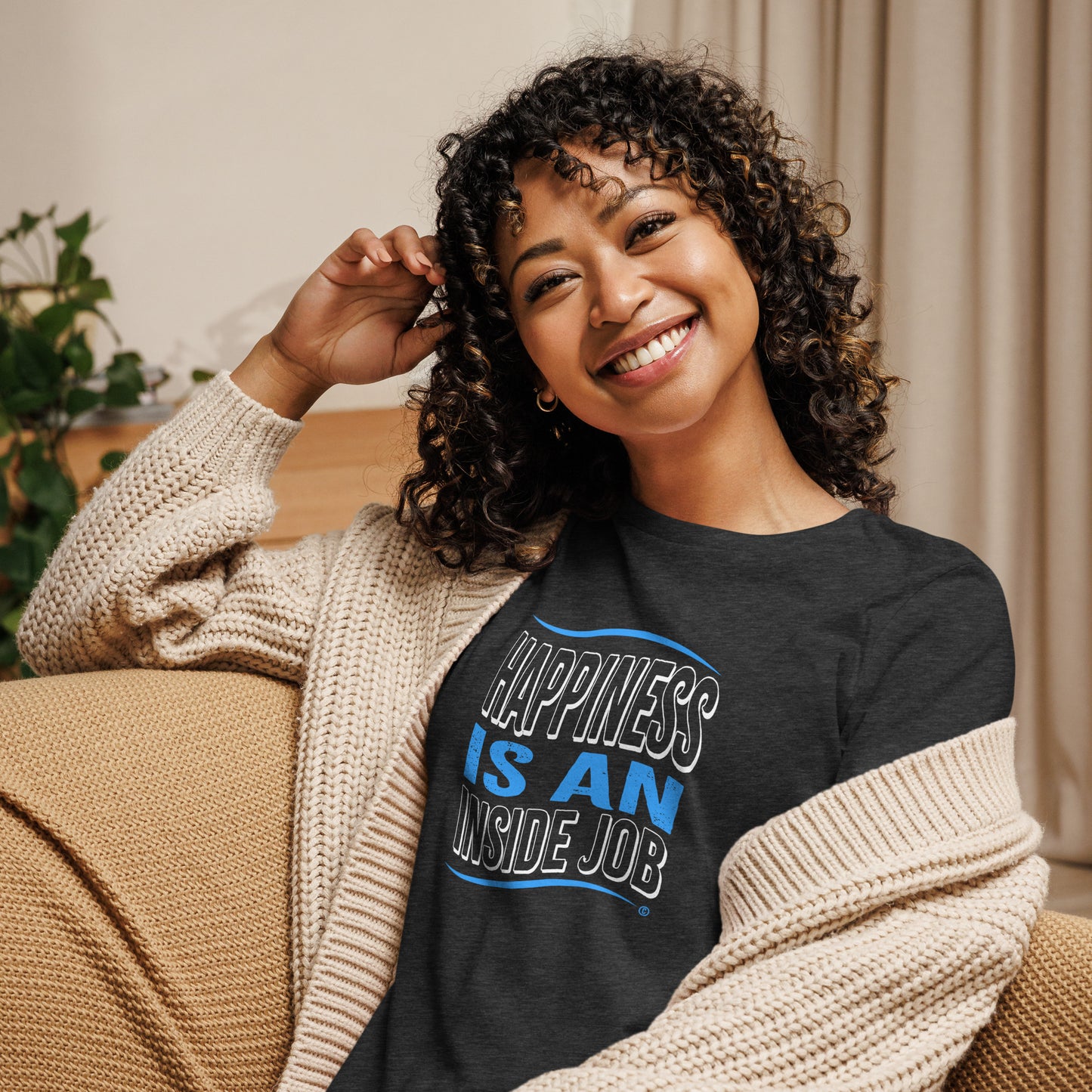 Happiness is an Inside Job Women's Tees