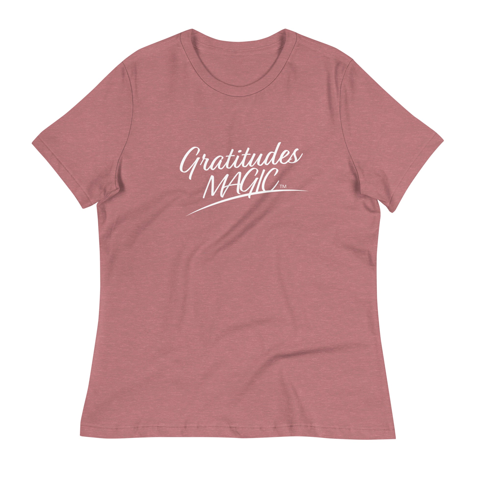 Affordable women's tees-Heather mauve